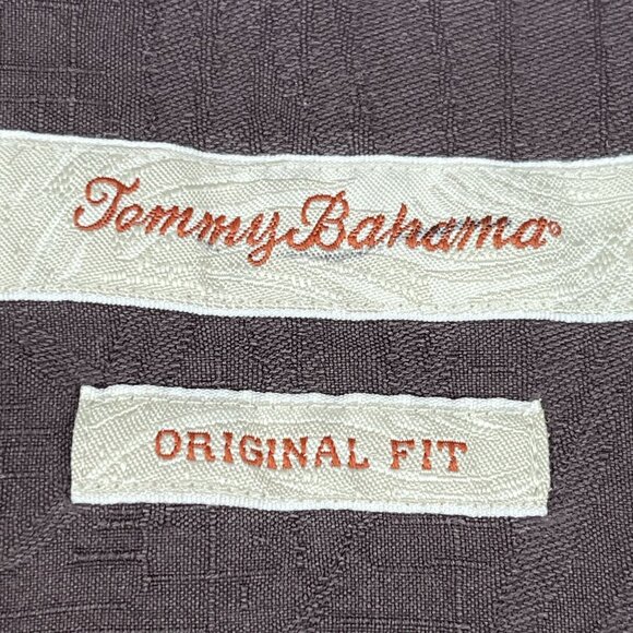 Tommy Bahama Mens 100% Silk Original Fit Summer Hawaiian Shirt Sz XL - Picture 4 of 5
